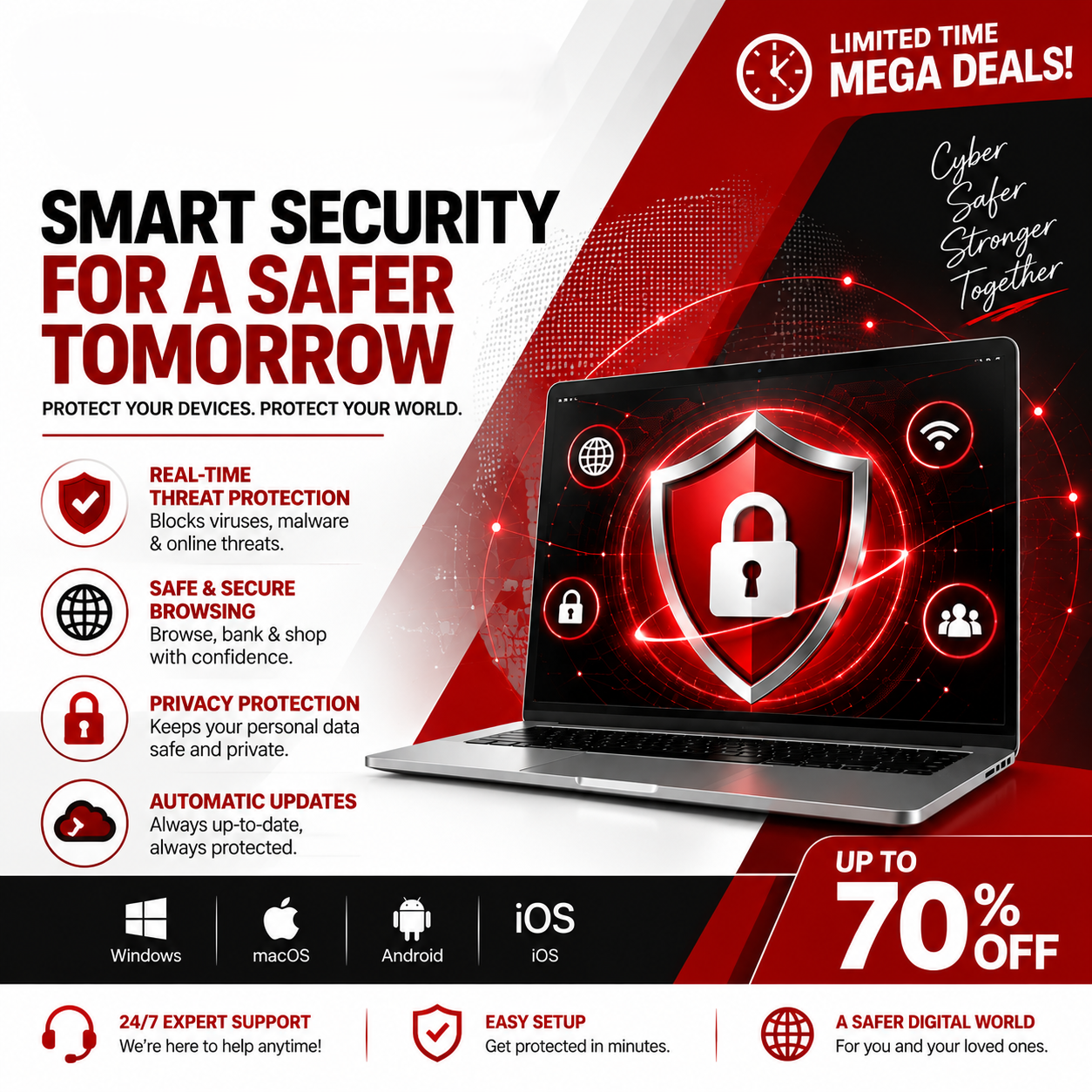 Smart Security For A Safer Tomorrow - Limited Time Mega Deals Up To 70% Off